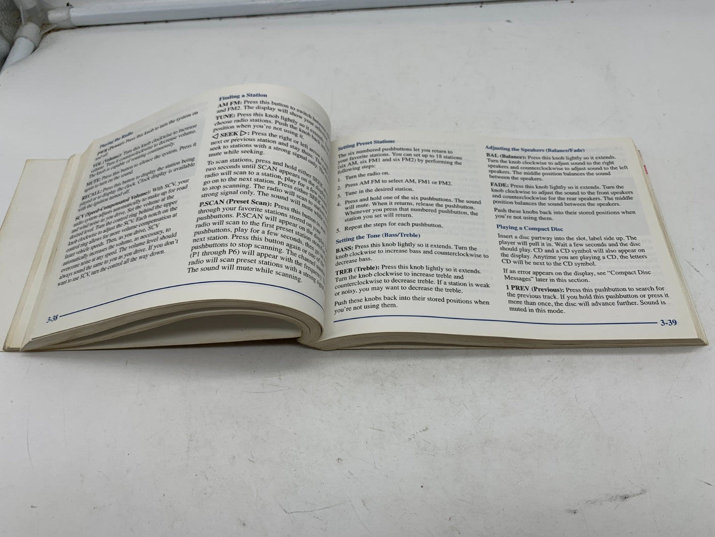 2002 Chevrolet Blazer Owners Manual OEM