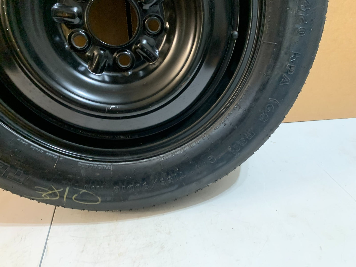 2011-2014 Chrysler 200 17" Spare Tire with Jack Kit Compact Donut T155/90D16
