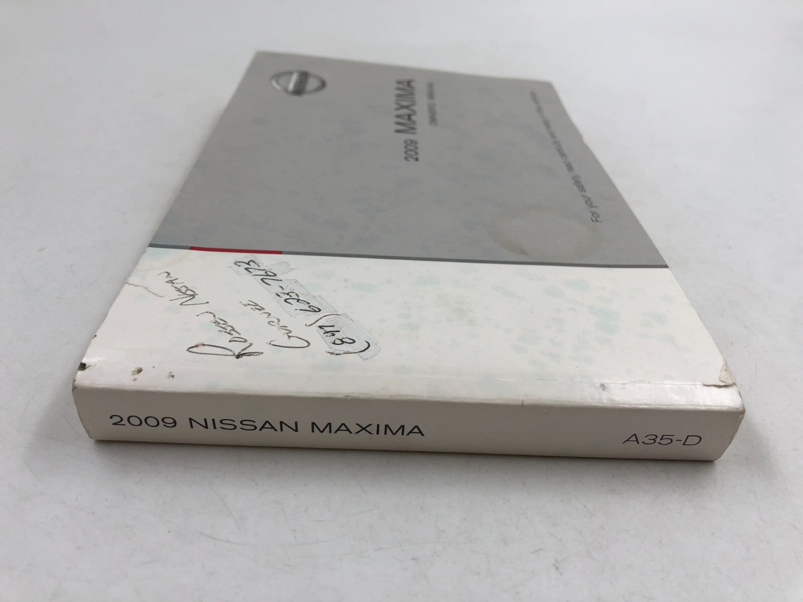 2009 Nissan Maxima Owners Manual OEM A03B18058