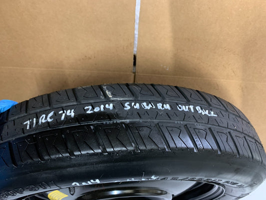 2010-2014 Subaru Outback 17" Spare Tire Wheel Compact Donut T145/80R17