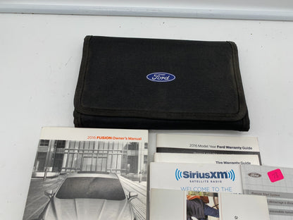 2016 Ford Fusion Owners Manual Set with Case OEM D01B37014
