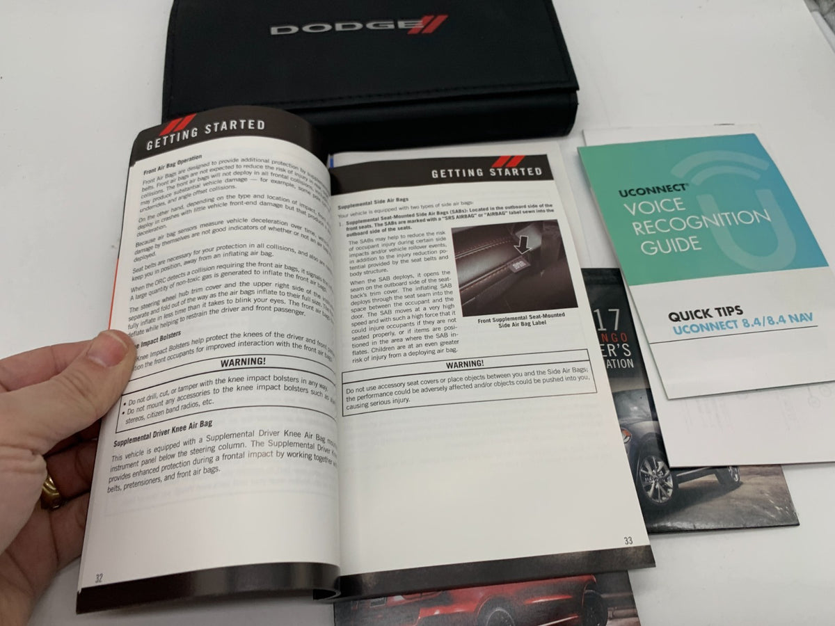 2017 Dodge Durango Owners Manual Set with Case OEM B03B44005