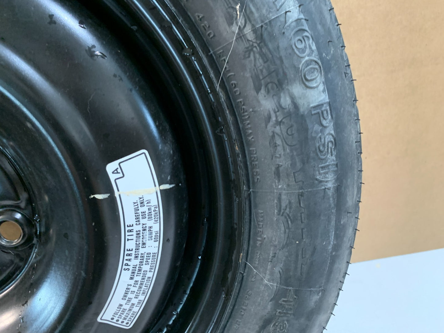 2004-2008 Acura TL 16" Spare Tire Compact Donut T135/80R16 Spare OEM