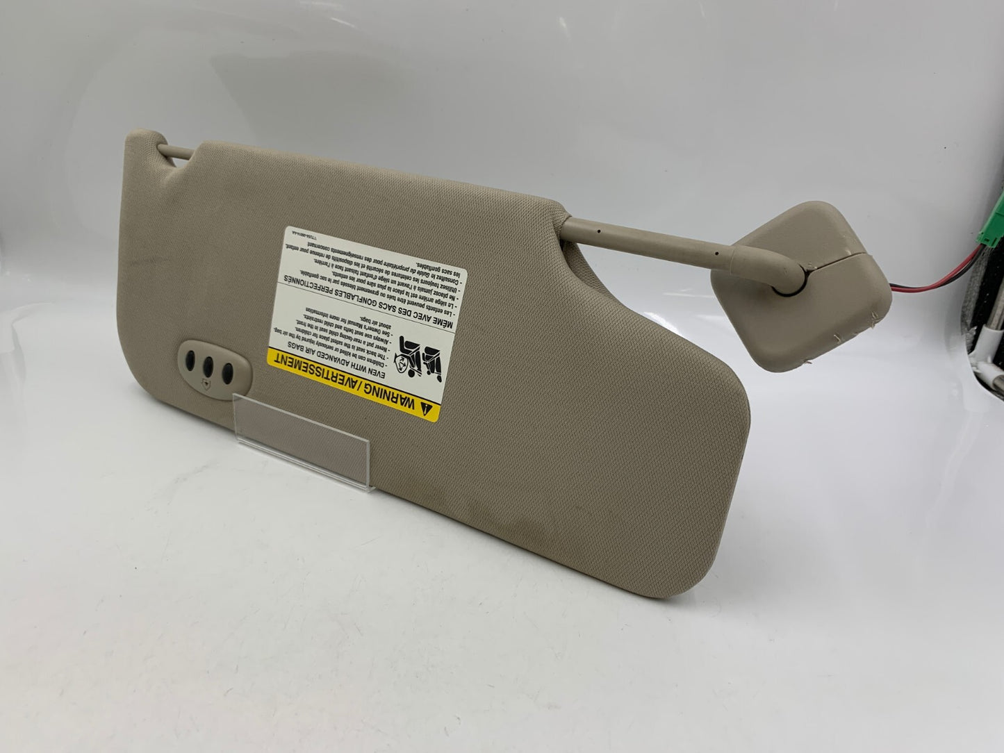2010-2011 Ford Taurus Driver Sun Visor Sunvisor Gray Illuminated OEM B03B09047