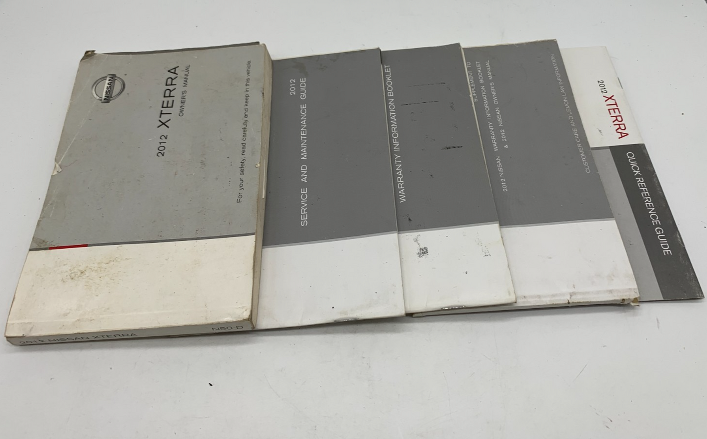 2012 Nissan Xterra Owners Manual Set OEM