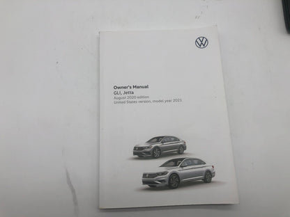 2020 Volkswagen Jetta GLI Owners Manual Set with Case OEM R01B25017