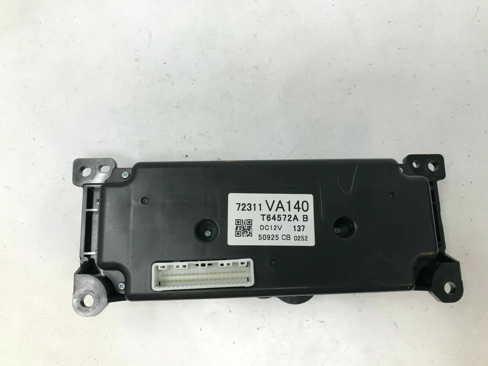 2016 Subaru WRX AC Heater Climate Control Unit OEM D01B08014