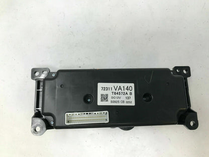 2016 Subaru WRX AC Heater Climate Control Unit OEM D01B08014