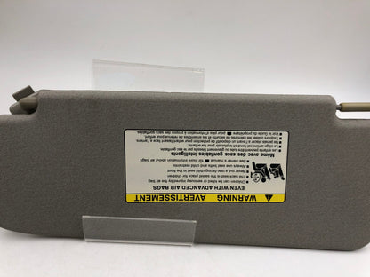 2006-2011 Chevrolet Aveo Passenger Sun Visor Sunvisor Gray OEM C01B15001