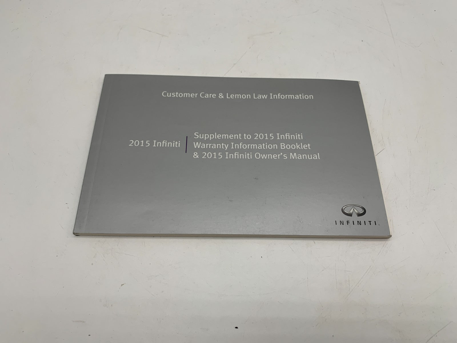 2015 Infiniti Q40 Q 40 Owners Manual Set OEM A01B01016