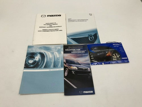 2007 Mazda 6 Owners Manual with Case OEM