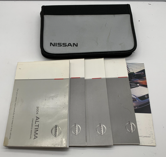 2003 Nissan Altima Owners Manual Set with Case OEM R01B17016