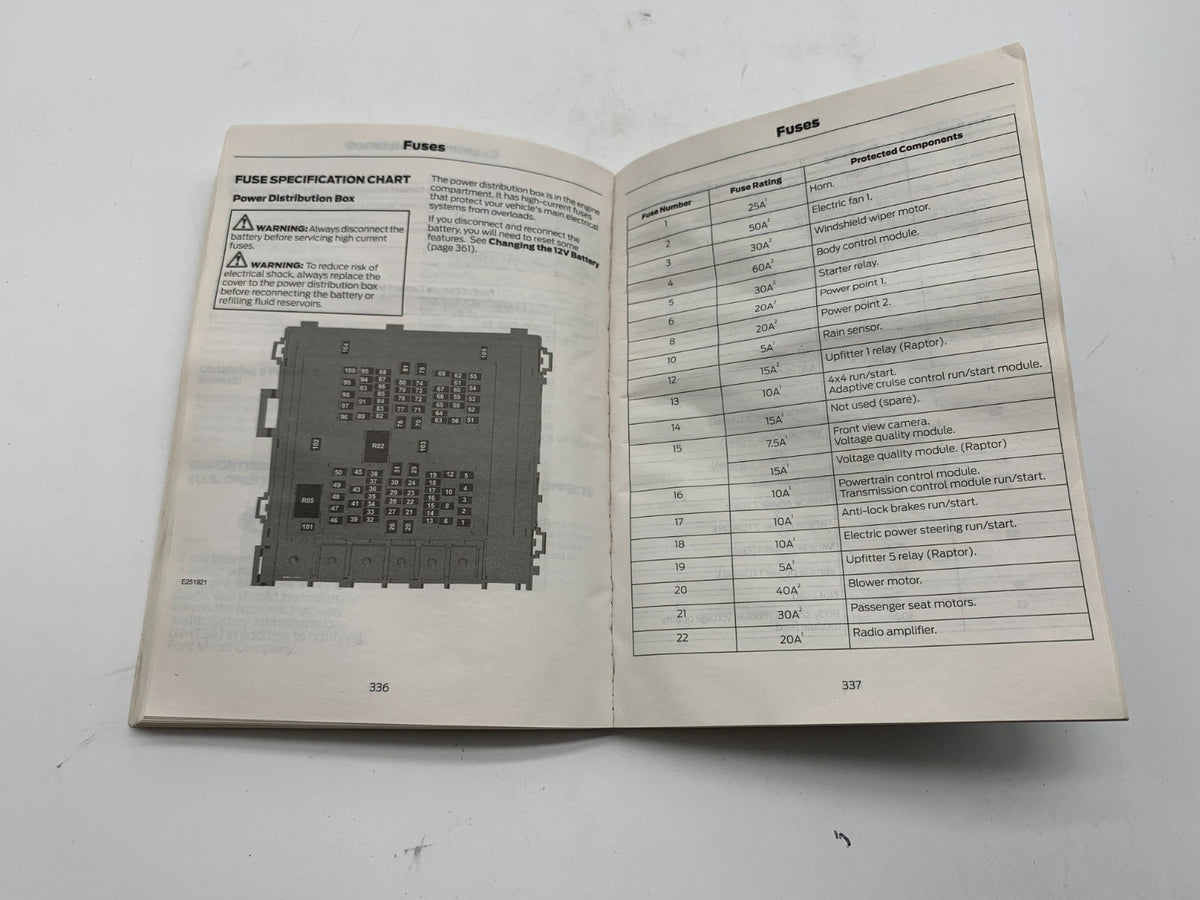 2019 Ford F150 F-150 Owners Manual Set with Case OEM R01B29025
