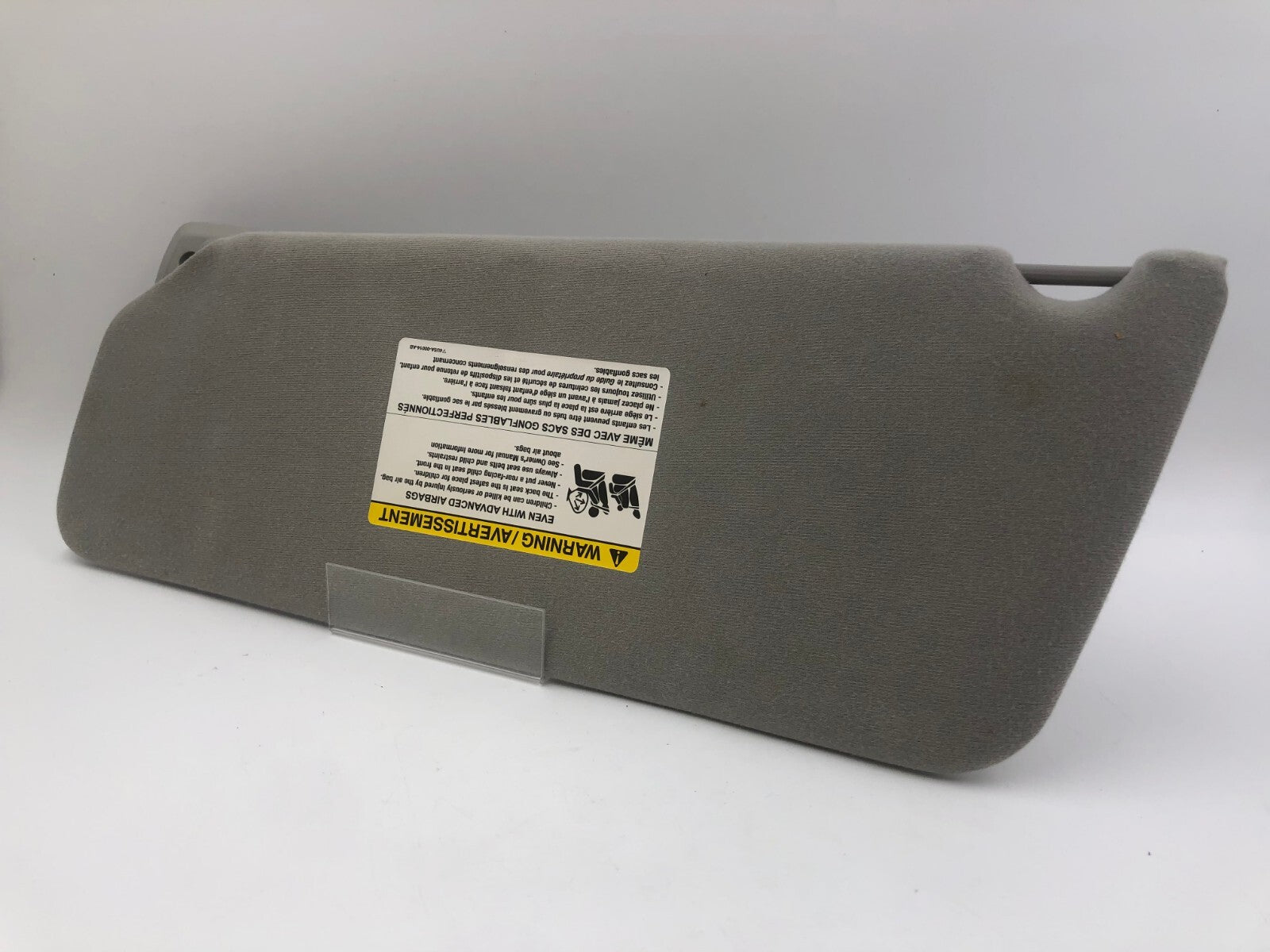 2004-2008 Ford F-150 Passenger Sun Visor Gray OEM E03B35028