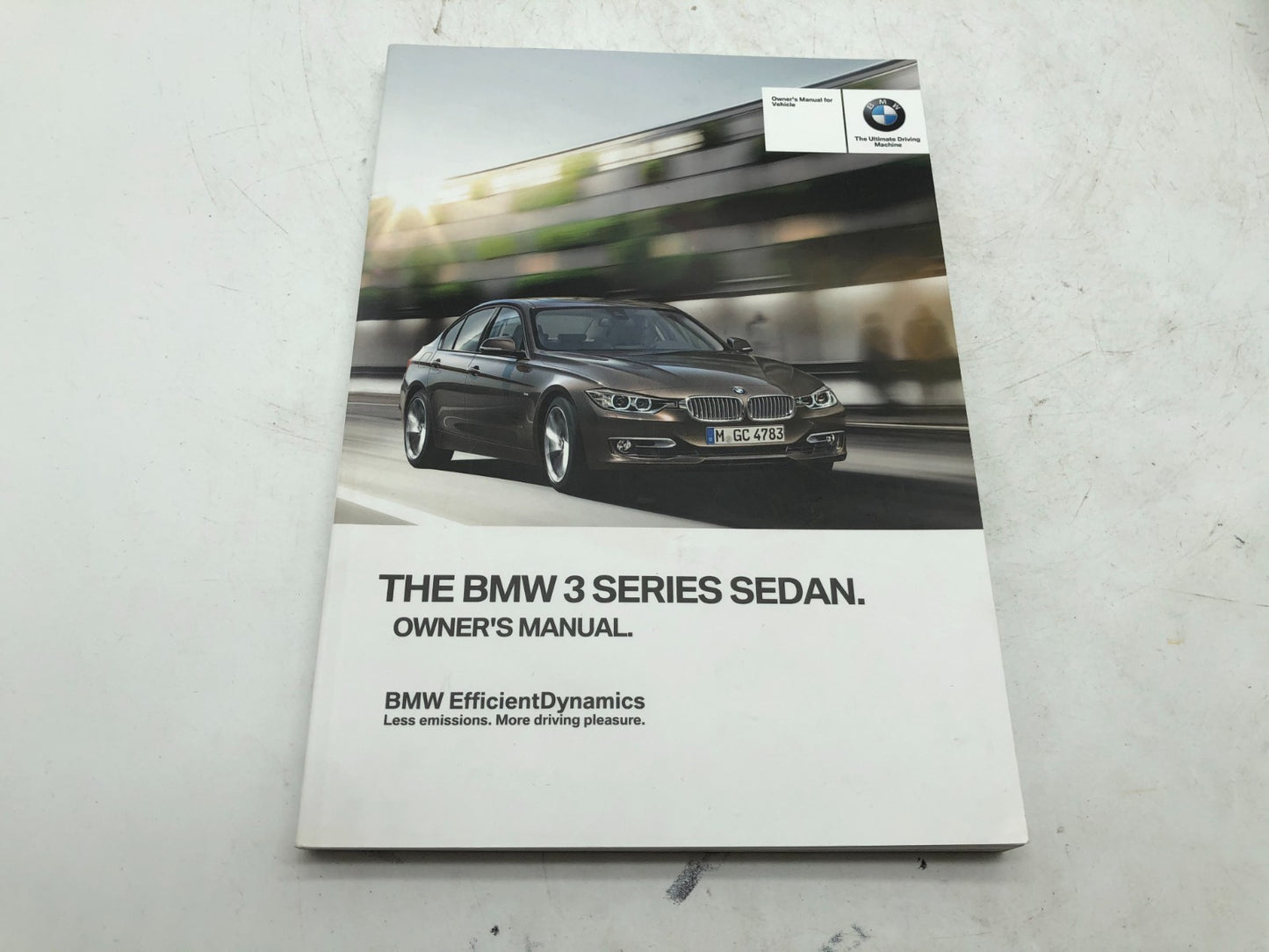 2013 BMW 3 Series Owners Manual Set with Case OEM D03B08008