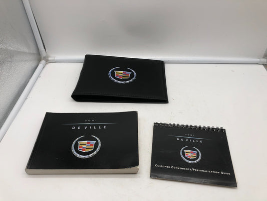2001 Cadillac Deville Owners Manual Set with Case OEM R01B51011