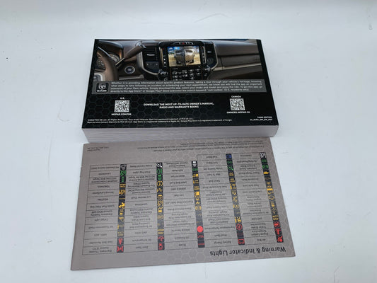2022 Ram 1500 Owners Manual Set OEM D03B34013