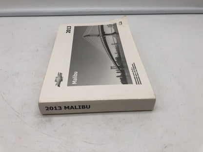 2013 Chevrolet Malibu Owners Manual OEM B02B49003