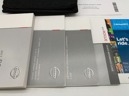 2016 Nissan Rogue Owners Manual Set with Case OEM B04B27013