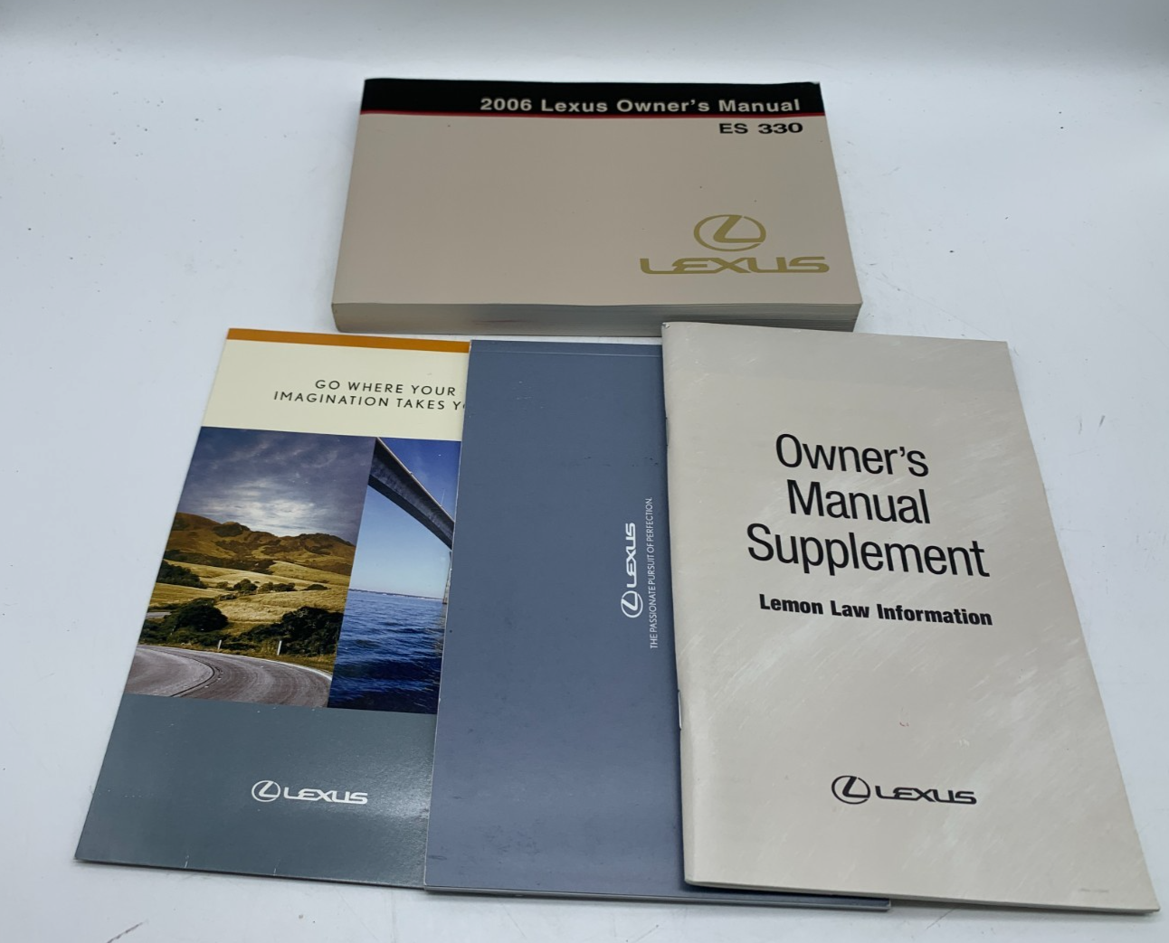 2006 Lexus ES330 ES 330 Owners Manual Set with Case OEM D02B51002