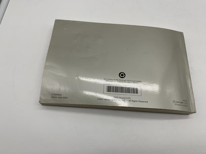 2002 Acura TL Owners Manual OEM C01B35004