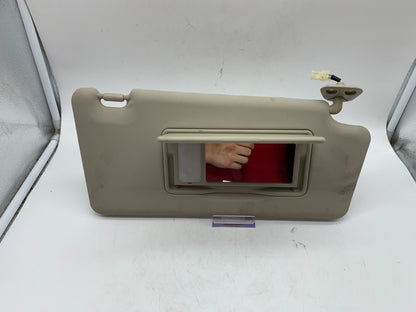 2008-2015 Nissan Rogue Passenger Visor Sunvisor Beige Illumination OEM A01B50003