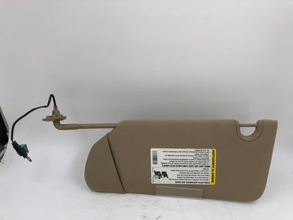 2006-2011 Buick Lucerne Passenger Sun Visor Brown Illuminated OEM B02B32032