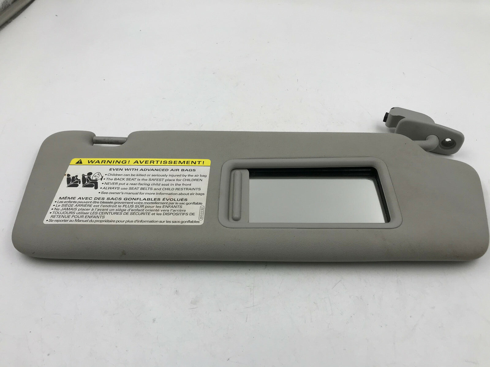 2002-2008 Audi A4 Sedan Passenger Sun Visor Gray Illuminated OEM B01B17062