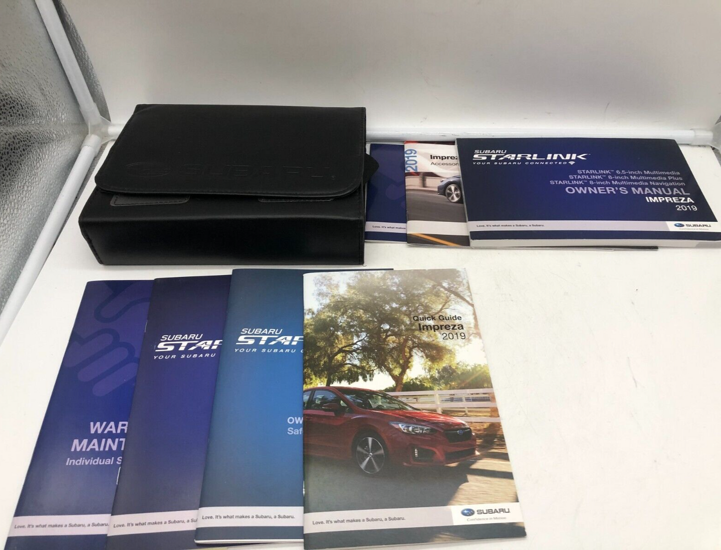 2019 Subaru Impreza Owners Manual Set with Case OEM E03B09058