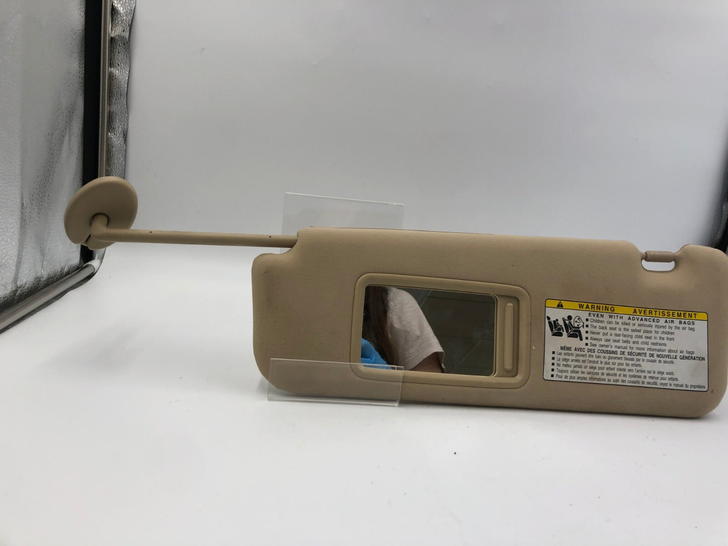 2007-2009 Lexus ES350 Driver Sun Visor Tan Illumination OEM C04B38049