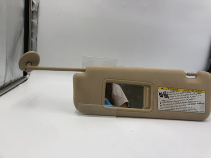 2007-2009 Lexus ES350 Driver Sun Visor Tan Illumination OEM C04B38049