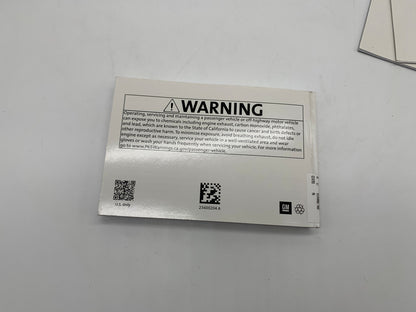 2019 Chevy Silverado Owners Manual Set OEM R01B03021