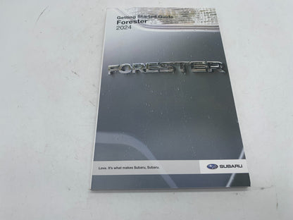 2024 Subaru Forester Owners Manual Set with Case OEM