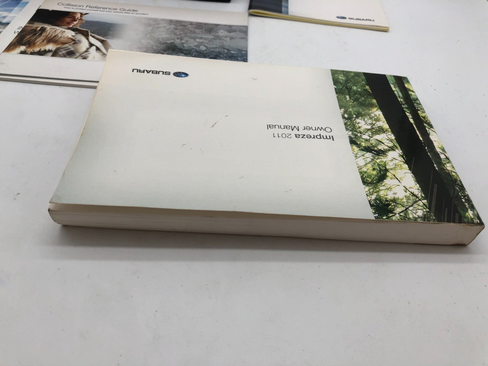 2011 Subaru Impreza Owners Manual Set with Case OEM A01B43084