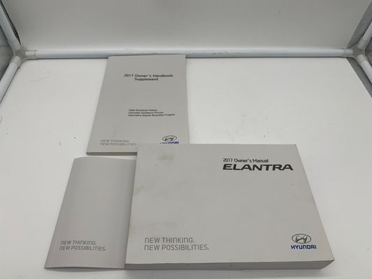 2017 Hyundai Elantra Owners Manual Set OEM A02B54007