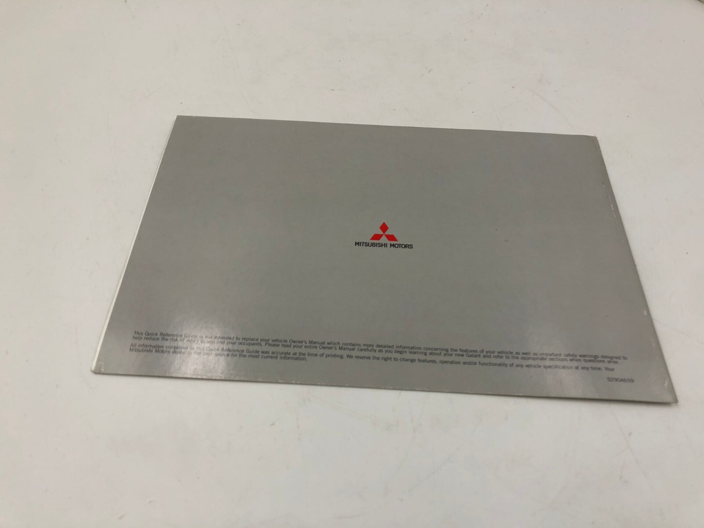 2006 Mitsubishi Galant Owners Manual Set with Case OEM D01B40014