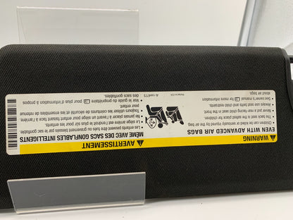 2016-2021 Chevrolet Camaro Passenger Sun Visor without Illumination Black OEM