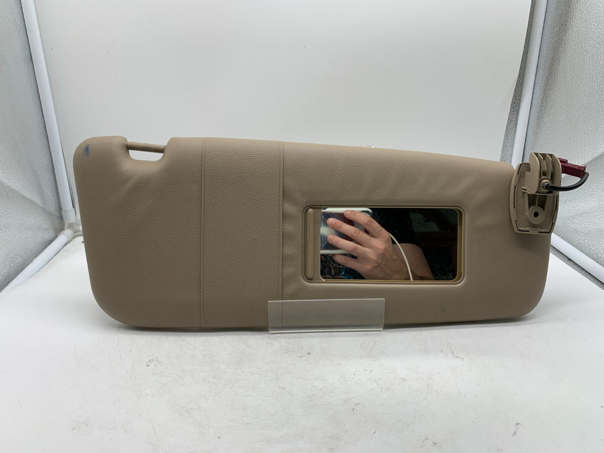 2008-2009 BMW 535i Passenger Sun Visor Beige Illuminated OEM