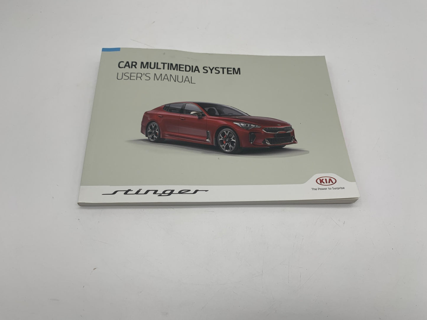 2019 Kia Stinger Owners Manual Set with Case OEM A02B44055