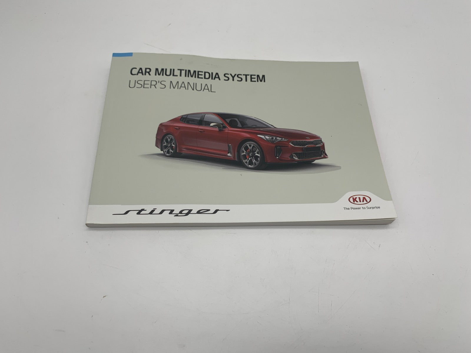 2019 Kia Stinger Owners Manual Set with Case OEM A02B44055
