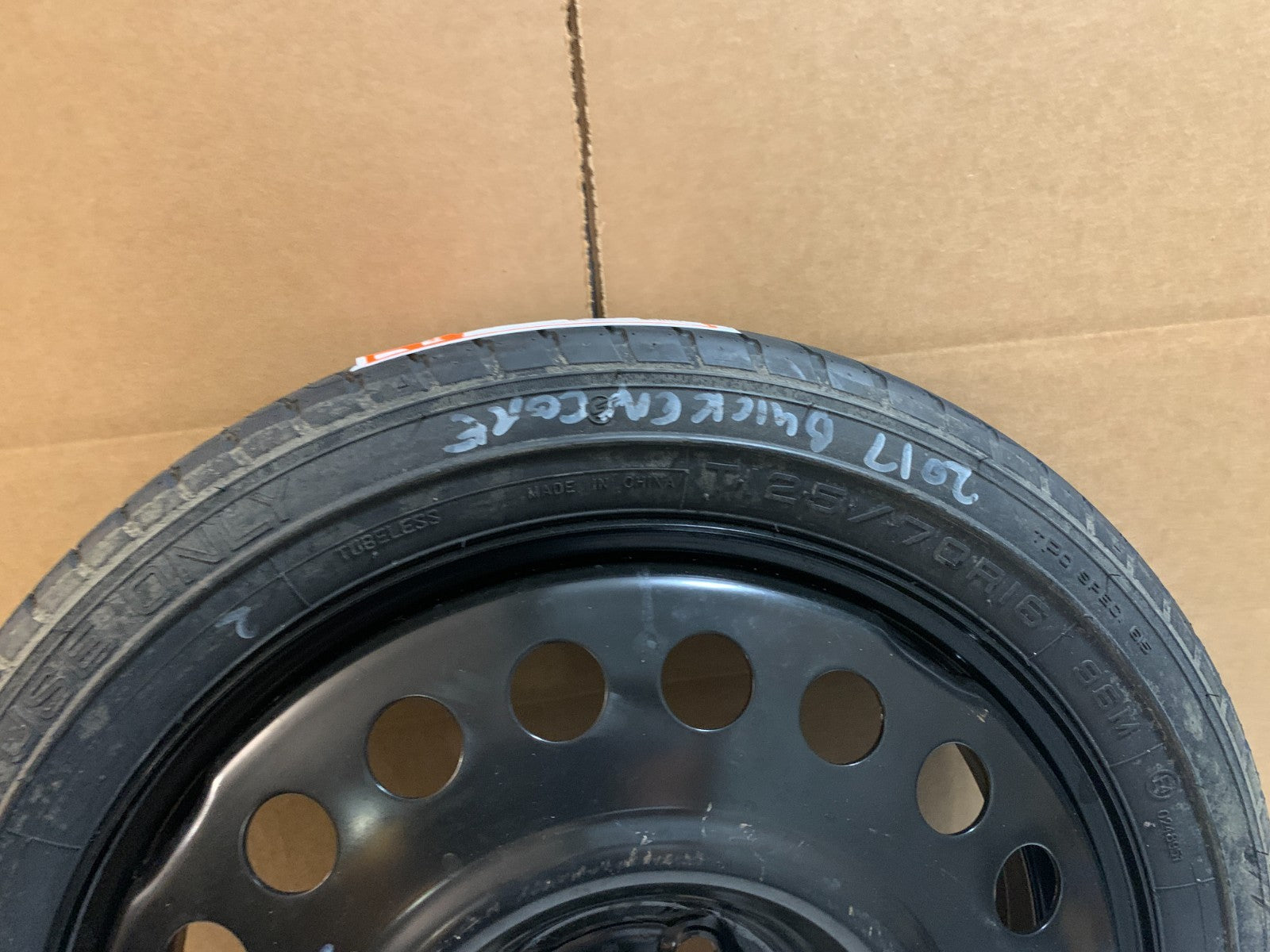 2013-2022 Buick Encore 16" Spare Tire Wheel Compact Donut Emergency T125/70R16