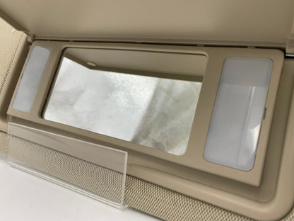 2013-2016 Chevrolet Malibu Passenger Sun Visor Beige Illuminated OEM A02B30007