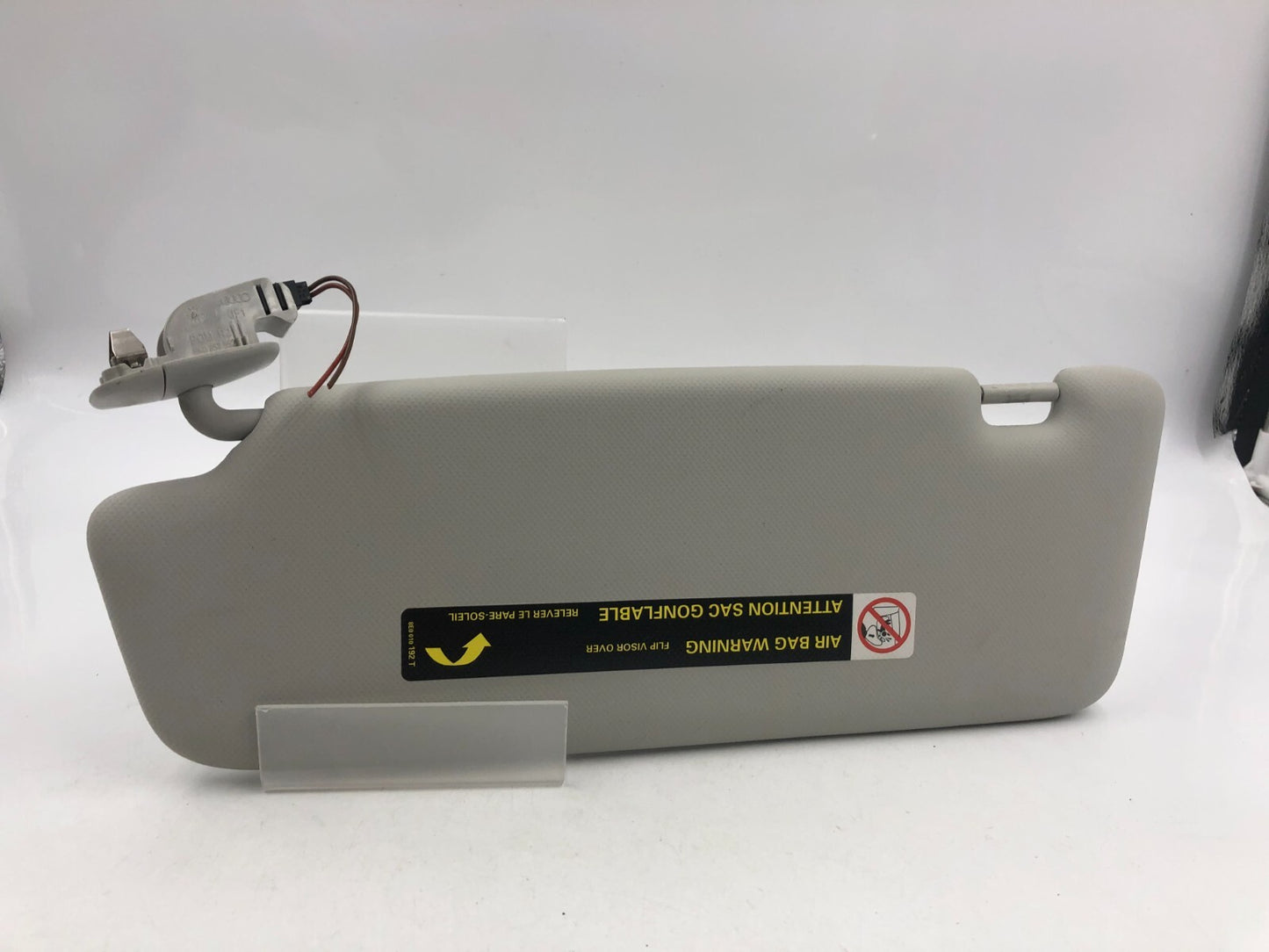 2009-2012 Audi A4 Passenger Sun Visor Sunvisor Gray Illuminated OEM D02B06049