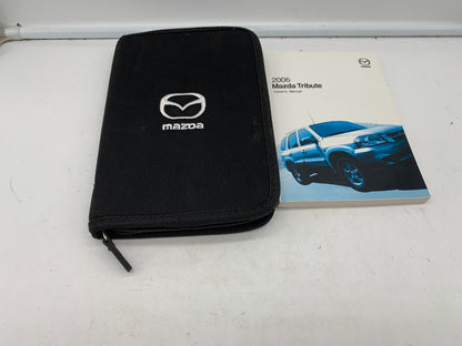2006 Mazda Tribute Owners Manual Set with Case OEM E01B03061