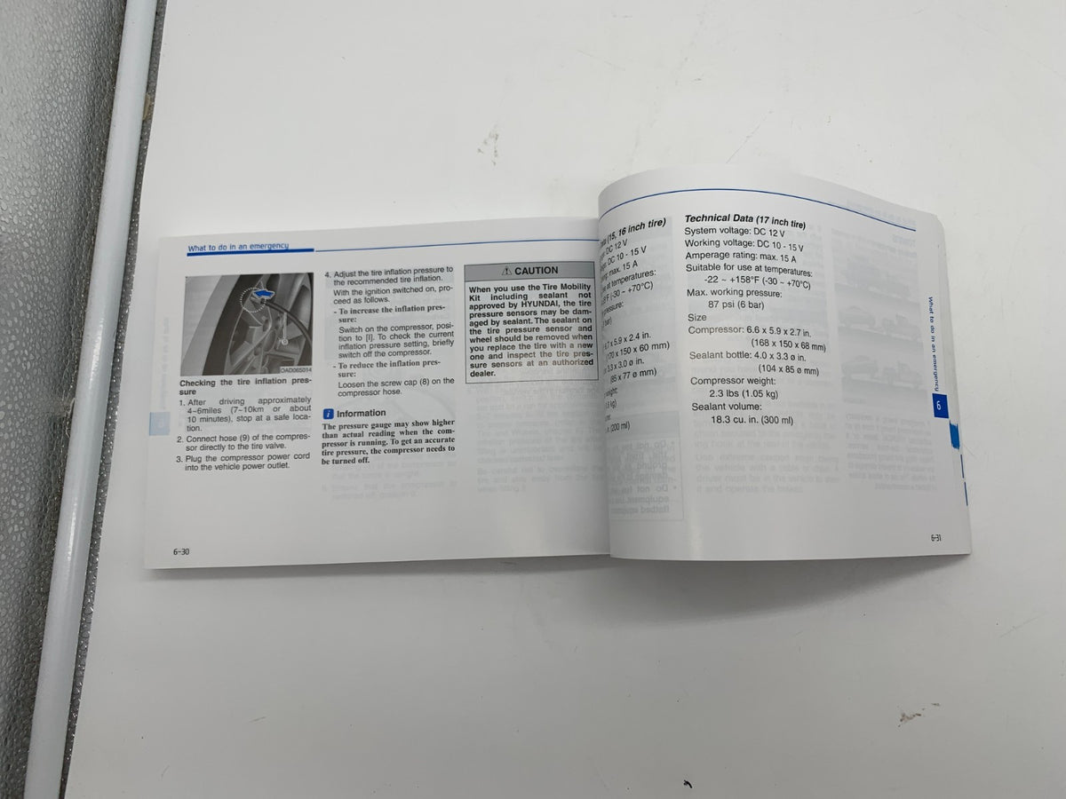 2017 Hyundai Elantra Owners Manual Set OEM D01B22010
