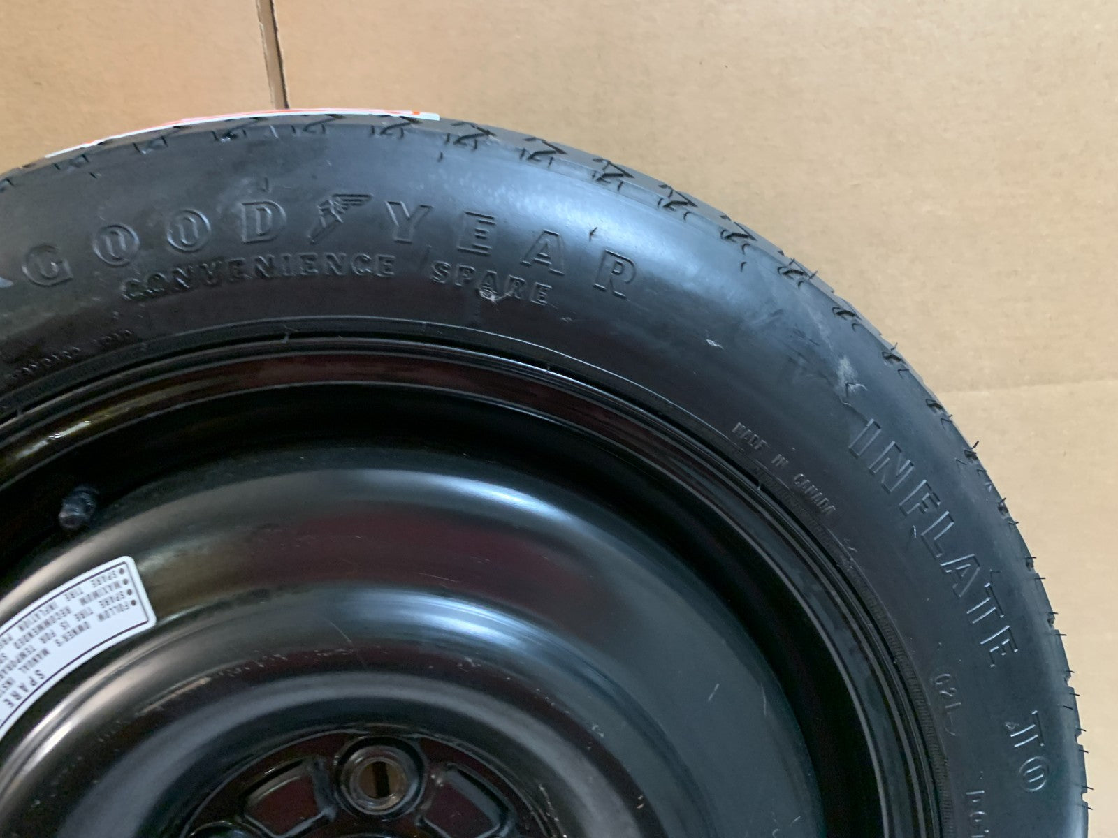 2005-2010 Honda Odyssey 17" Spare Tire Wheel Compact Donut T135/80D17