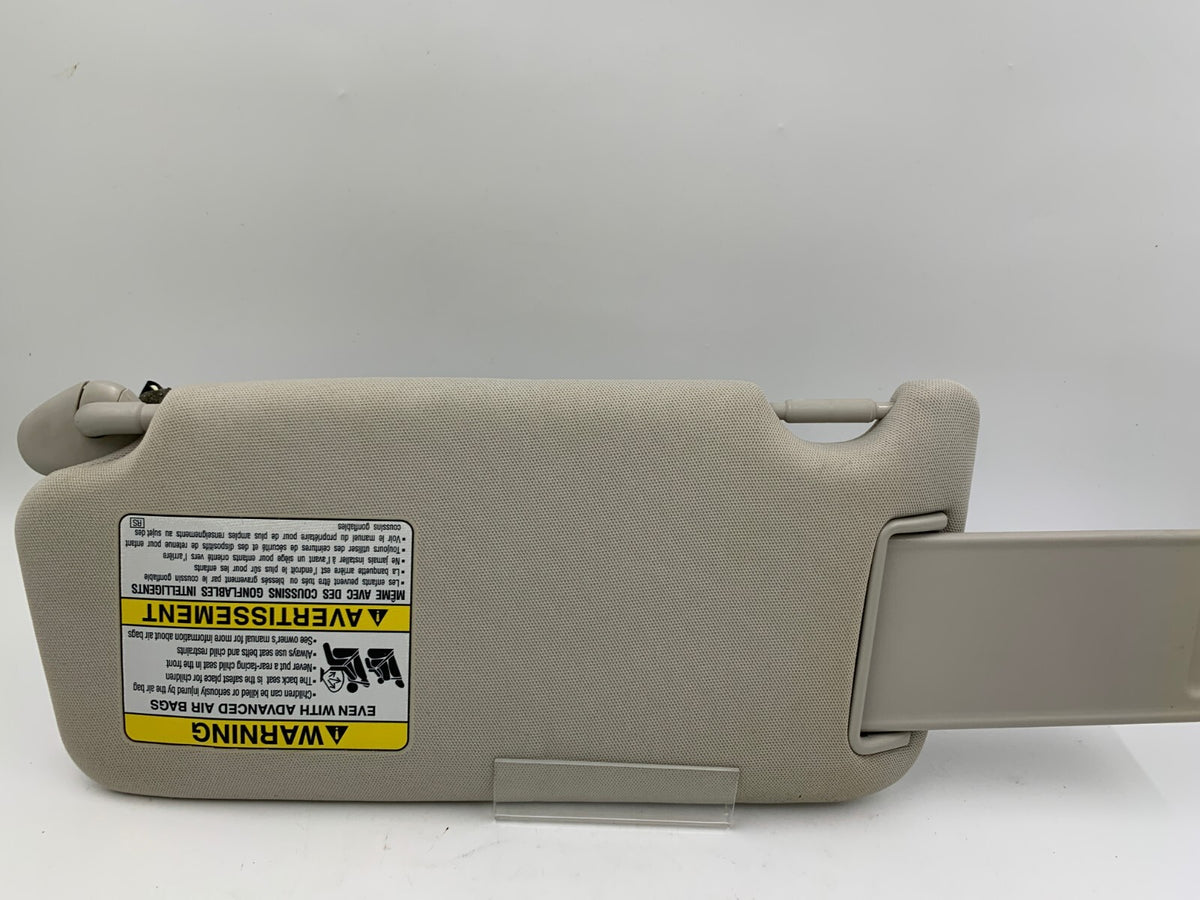 2010-2014 Subaru Legacy Passenger Sun Visor Gray Illuminated OEM D01B43010