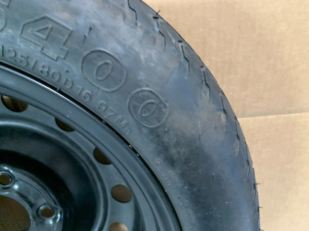 2019-2023 Hyundai Kona 16" Spare Tire Wheel Compact Donut T125/80D16
