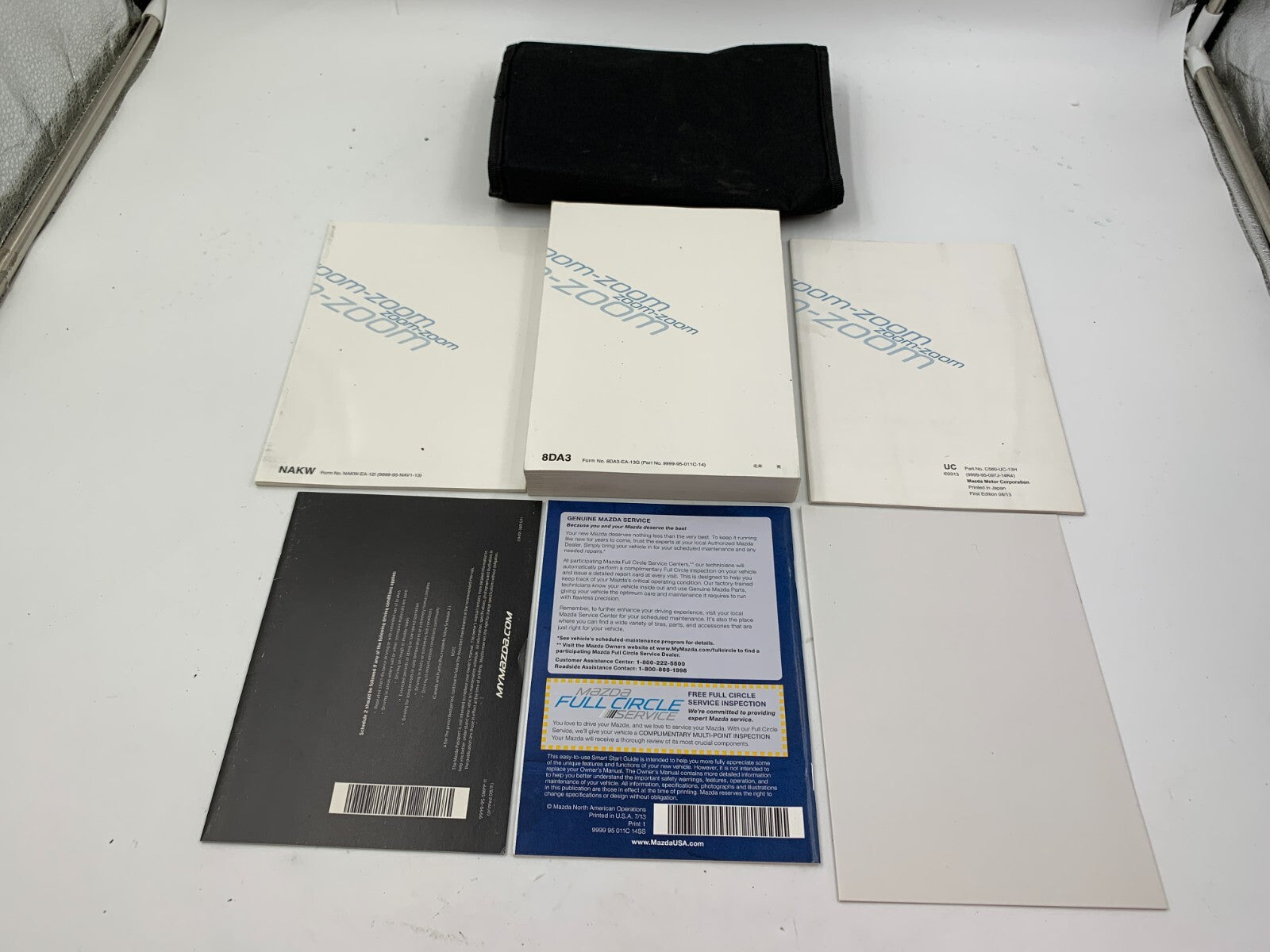 2014 Mazda CX-9 CX9 Owners Manual Set with Case OEM B02B18040