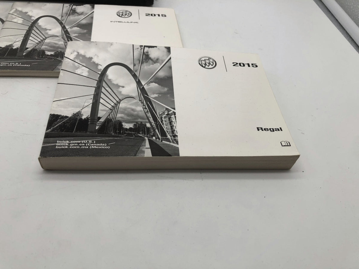 2015 Buick Regal Owners Manual Set with Case OEM R01B20015